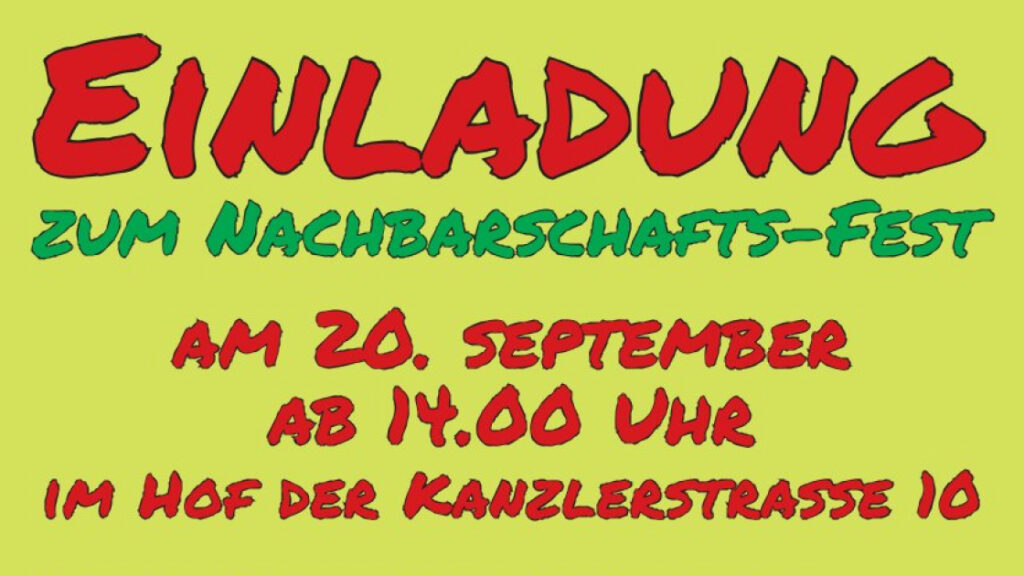 Banner Nachbarschaftsfest 2025