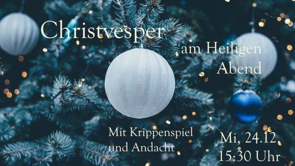 Banner Christvesper 2025